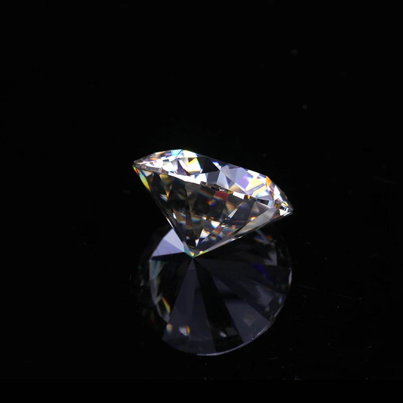Тест Положительный 6 0 мм 0.8ct круглой формы Блестящий вырез DEF Moissanite Свободный