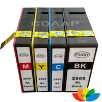 4pcs compatible ink cartridge pgi 2500 xl for canon maxify ib4050 mb5050 5350 mb4050 mb5350 printer ink pgi2500 pgi 2500