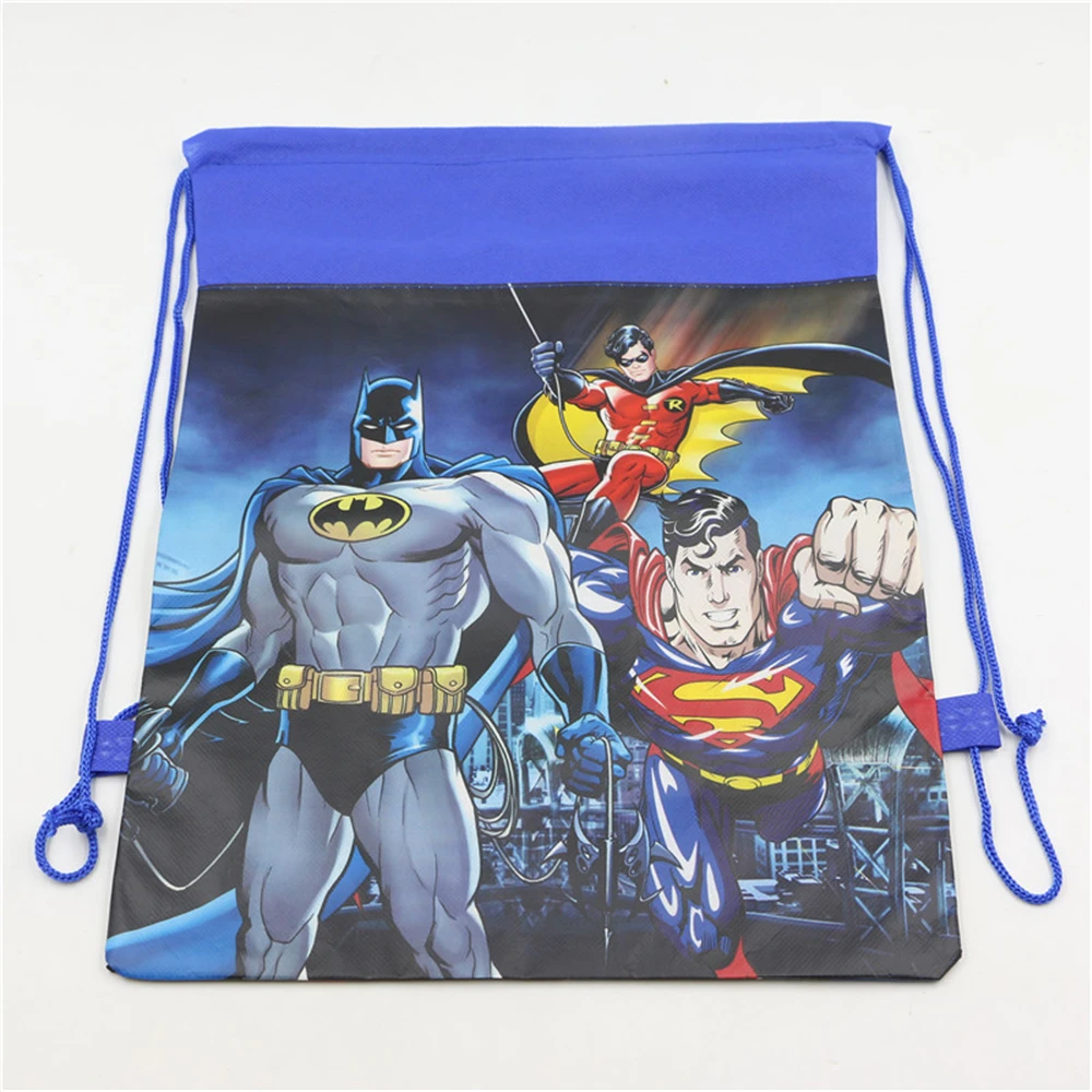 1шт \ Лот детский душ лего Украшения Drawstring Нетканые ткани Бэтмен подарки сумки
