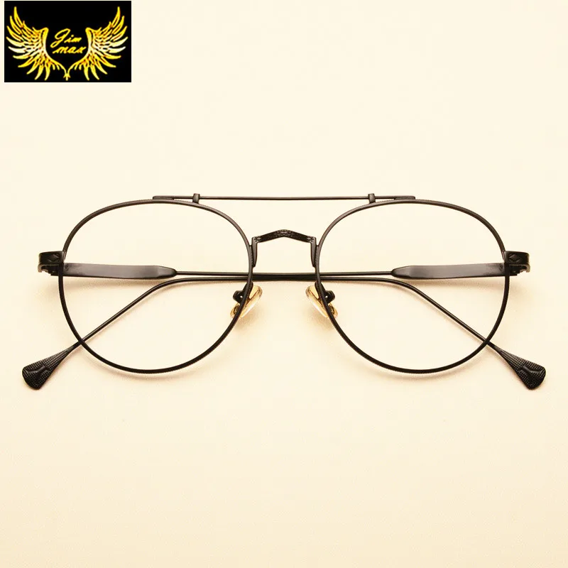 Мужские и женские очки в стиле ретро круглые из сплава новый модный стиль
