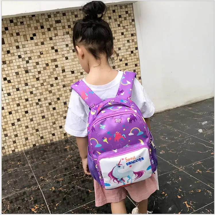 Рюкзак Kawaii с единорогом Детский милый рюкзак школьные сумки Mochilas Unicornio Kndergarten для