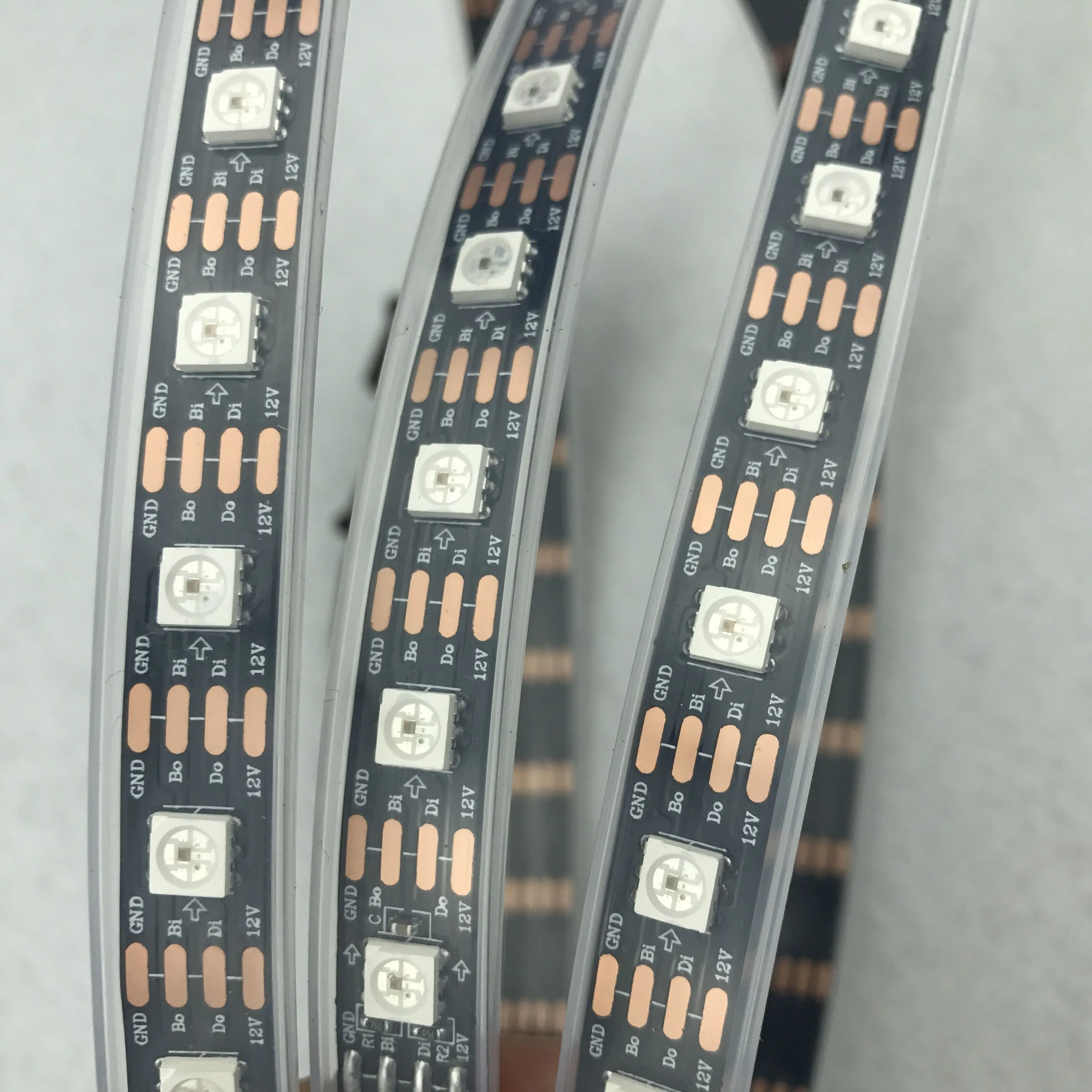 WS2815 DC12V адресная полноцветная светодиодная лента RGB 60 светодиодный Дов s/m5 м