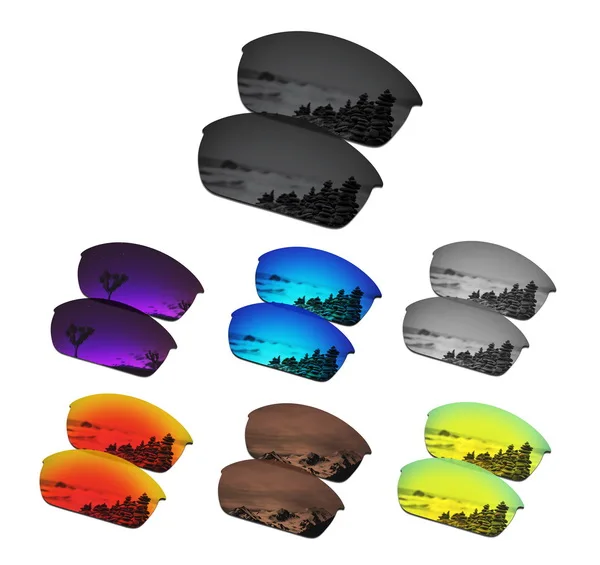 7 Colors Дропшиппинг SmartVLT замена линз поляризованные для Оукли Flak солнечные очки к куртке-несколько пар упакованы - Цвет линз: 7 Colors
