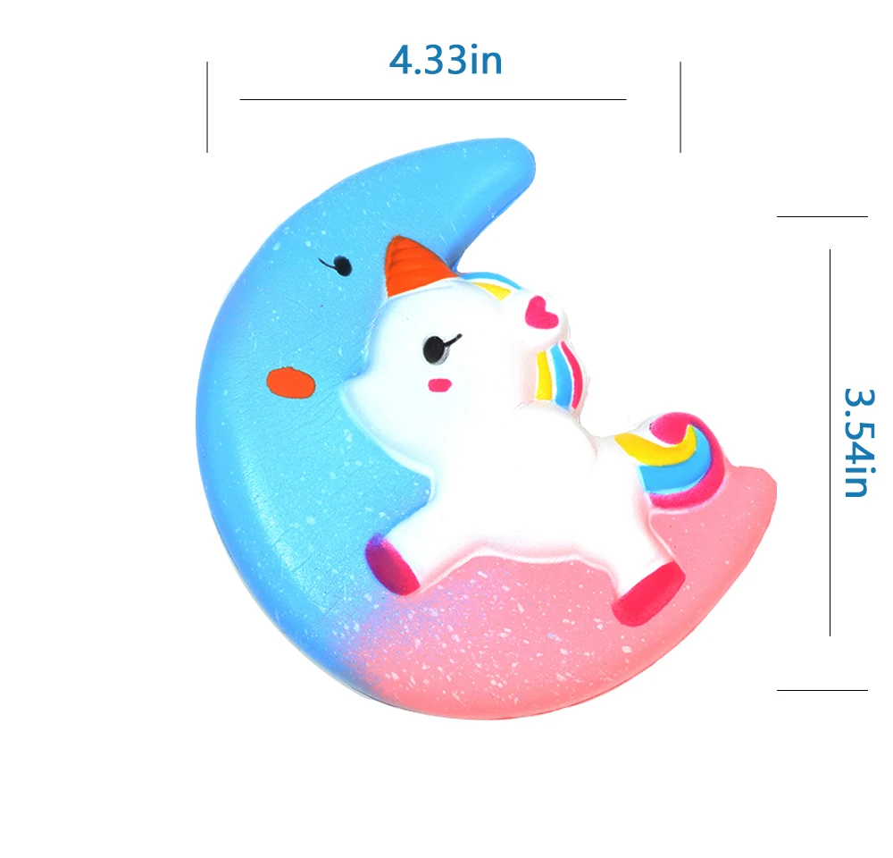 Kawaii jumbo squishy unicorn сжимаемых игрушек медленно поднимающийся Единорог Мягкий пакет антистресс подарок