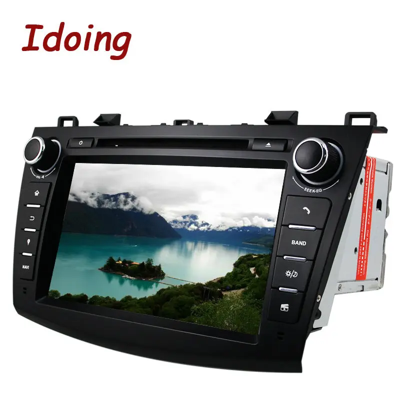 Idoing2Din для Mazda 3 рулевое колесо Android9.0 автомобильный DVD мультимедийный видео плеер HD