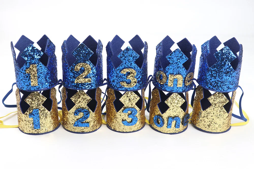 2018 New Coming Princess party photo prop headband Brithday Crown Headband First Birthday 20Pcs/lot |