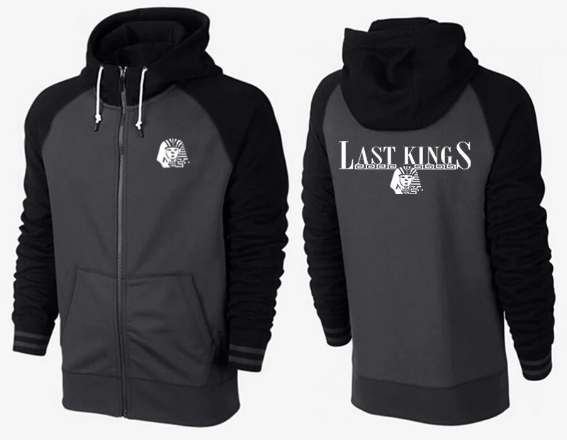 Последние короли hiphop мужская sportswears одежда толстовки и толстовка о-образным