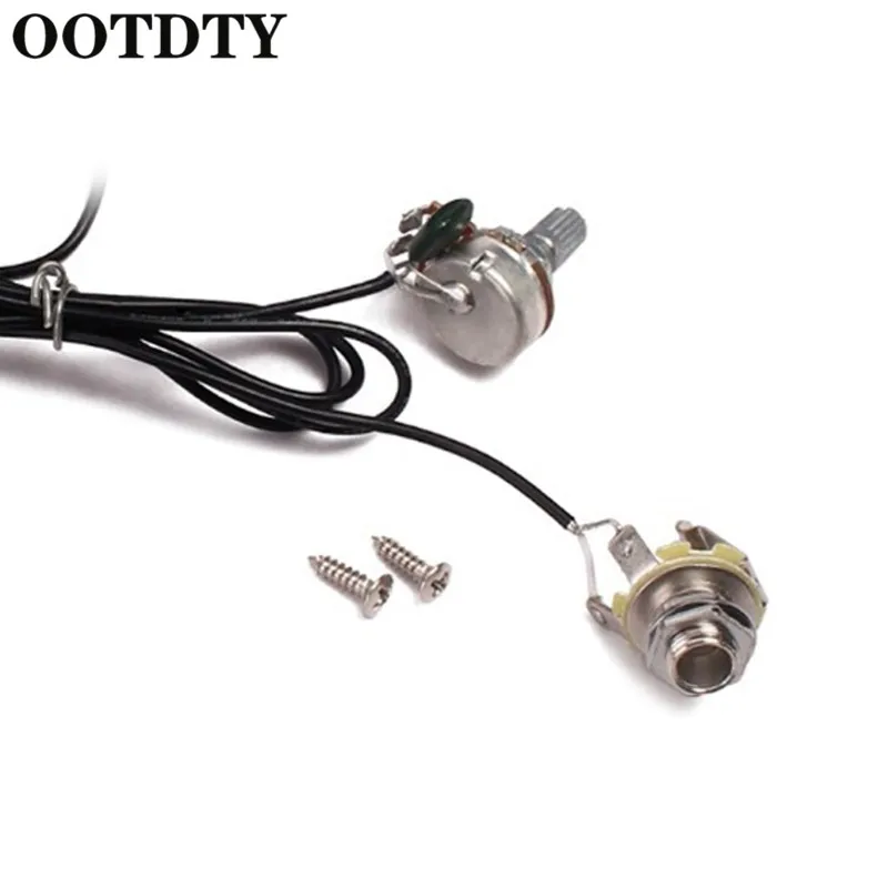 OOTDTY Soundhole Prewired активный звукосниматель 4 струны для сигар коробка аксессуары