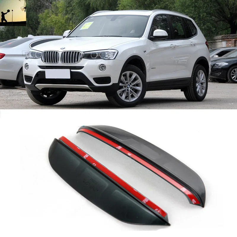 Автомобиль Стайлинг для BMW X3 F25 updat 2014 2017 зеркало заднего вида дождь бровь