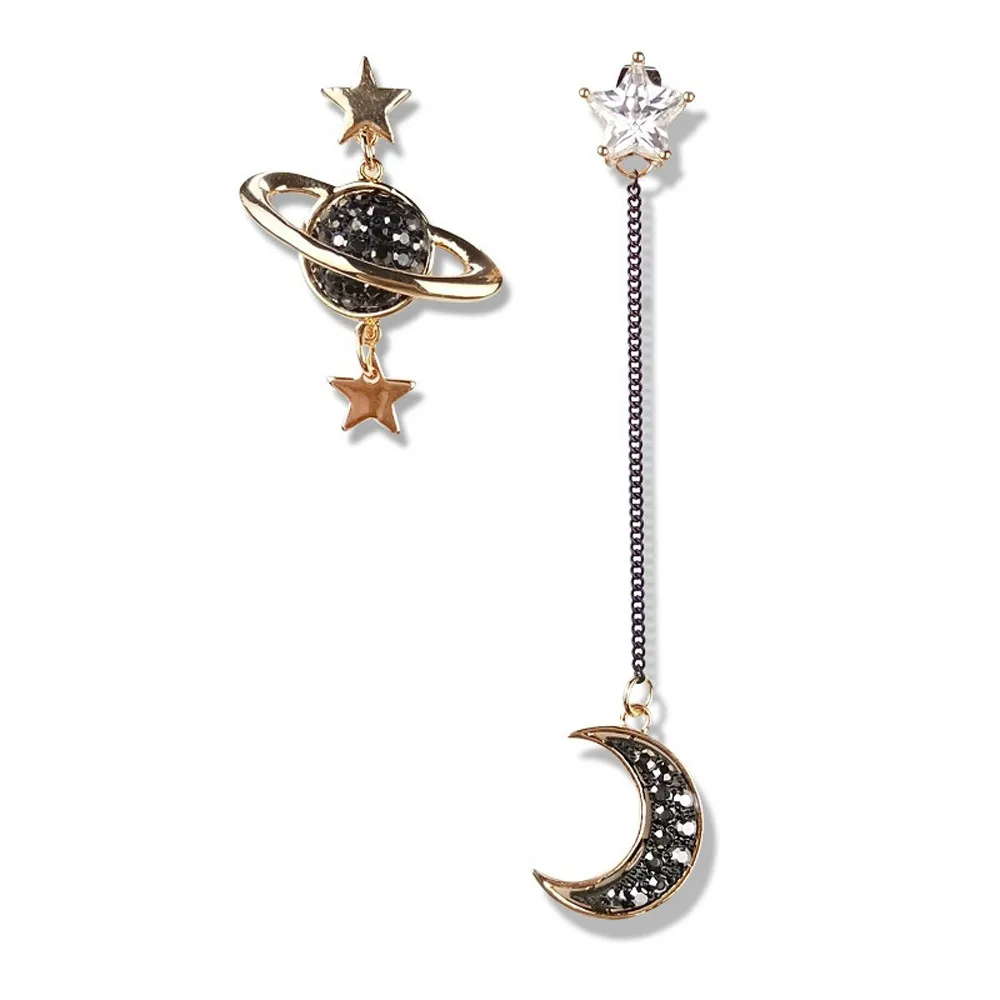 Новые асимметричные серьги-капельки женские модные корейские темпераментные