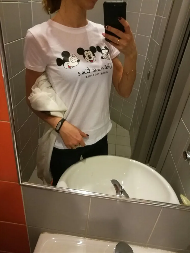 Fevengetoll плюс Размеры женский Футболки для девочек коробки с принтом букв Топы