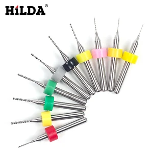 HILDA 10 шт. 0,3 мм до 1,2 мм PCB мини сверло Карбид вольфрамовой стали для печатной платы ЧПУ сверла машина