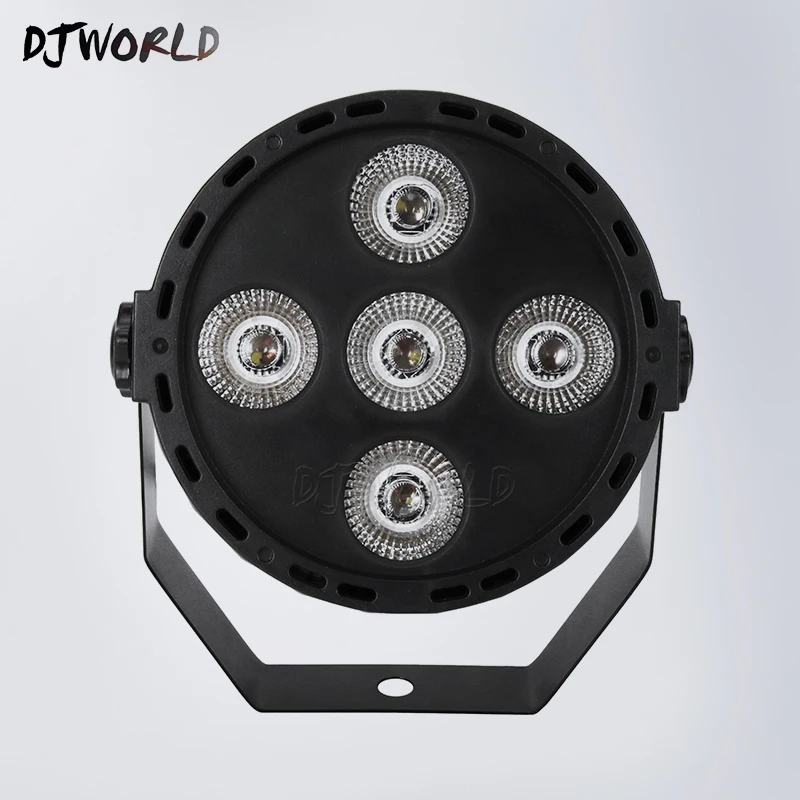 Мини светодиодный Par 5x10 Вт RGBW DMX512 сценический эффект Освещение для диско DJ