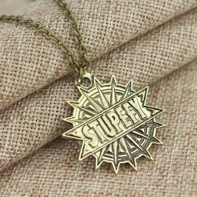 Модное ожерелье с надписью фантастические животные и где их найти длинная цепь