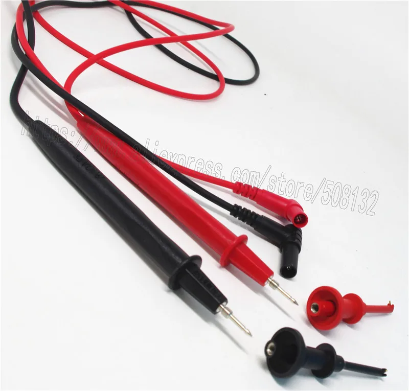 Изолированный ПВХ 4 мм испытательный острый наконечник с винтом + крючок для