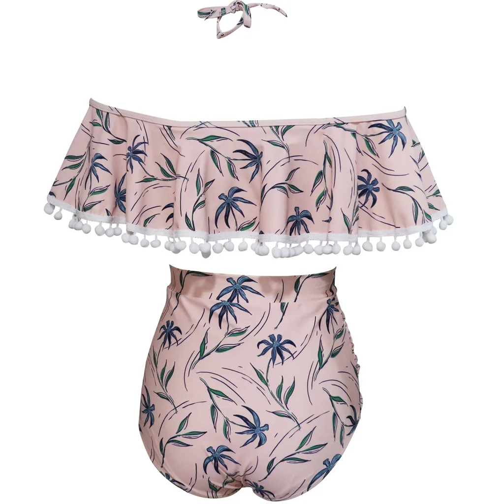 Сексуальный купальный костюм из двух предметов для мамы и дочки Одинаковая