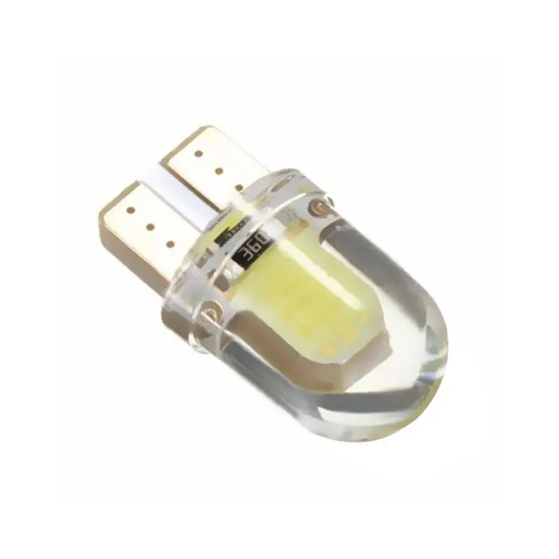 2pcs Canbus COB T10 Led No Error W5W Auto Parking Light Interior License Plate Sidemarker Bulb White Car | Освещение