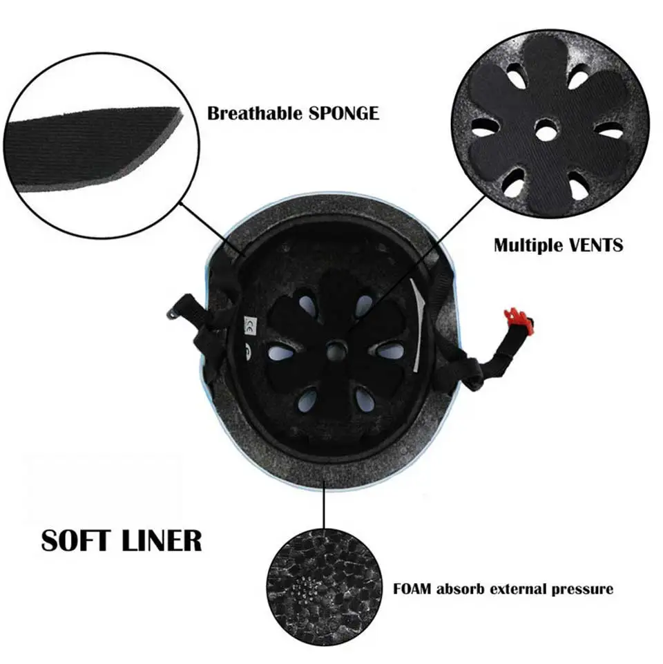 Набор для защиты от катания на скейтборде шлем наколенник налокотник защита