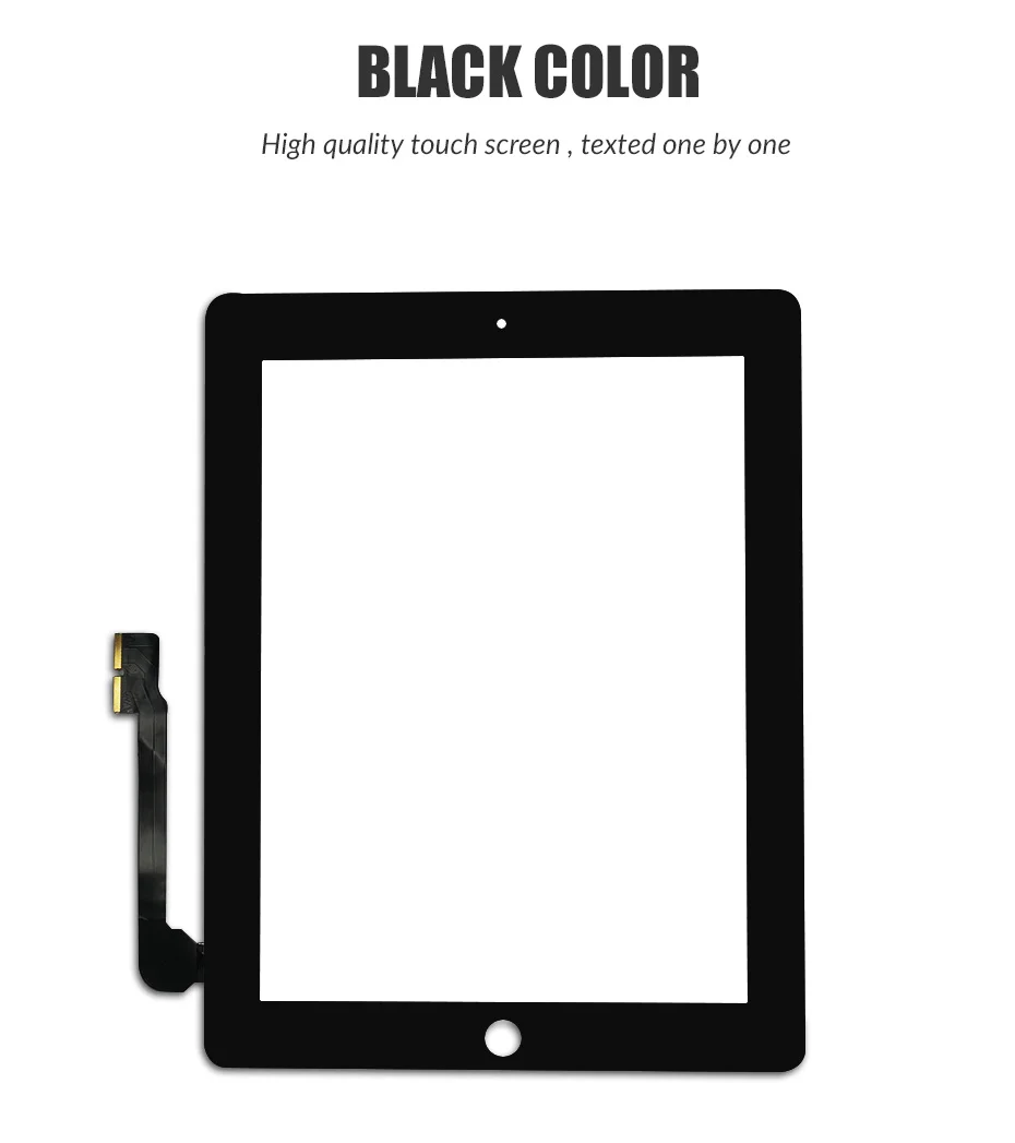 Сенсорный экран для iPad 3 4 iPad3 iPad4 A1416 A1430 A1403 A1458 A1459 A1460 дигитайзер Сенсорная стеклянная панель с кнопкой Home