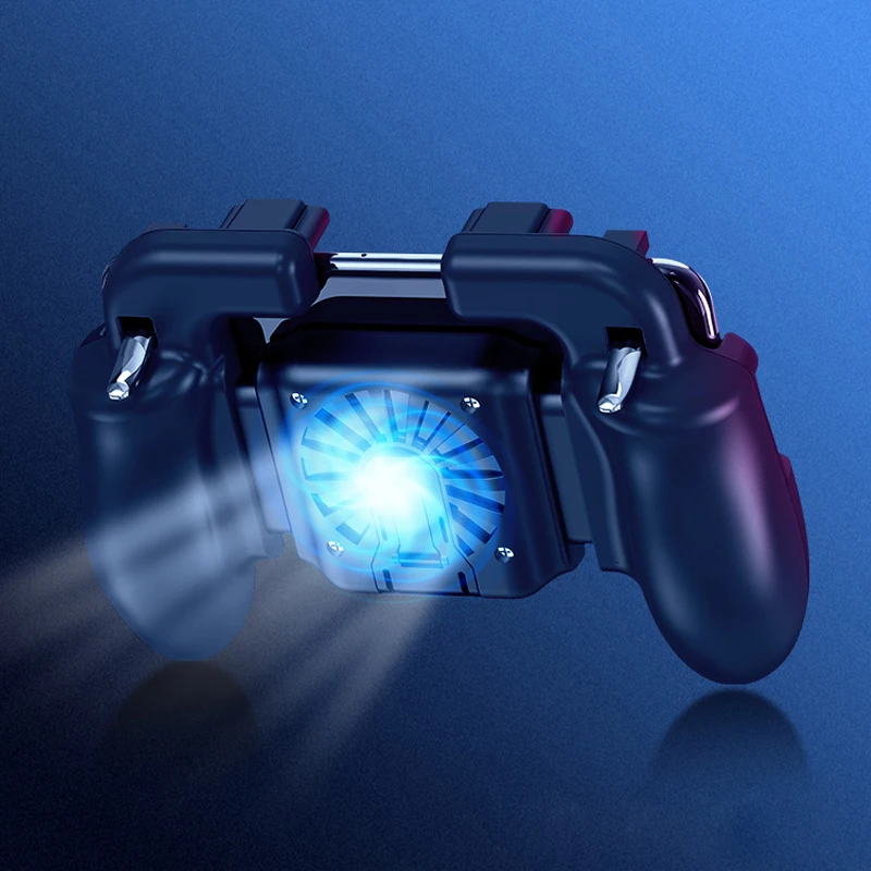 2019 L1R1 PUBG мобильный контроллер геймпад для iOS Android джойстик охлаждающий вентилятор