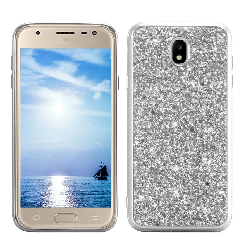 Роскошный Блестящий жесткий чехол из силиконовой резины Mujer Shell для Sumsung Galaxy J4 J6 J8