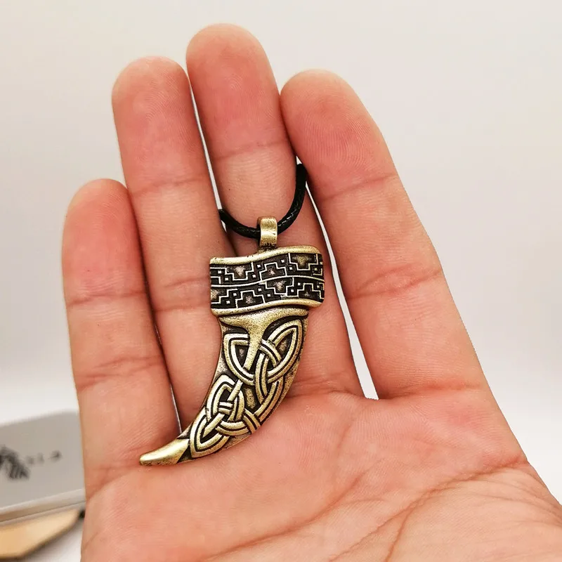 Celtics Коготь медведя кулон Neclace Viking Talisman Knot Wicca языческие украшения | Украшения и