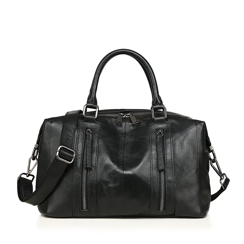 

Nesitu High Quality Fashion Casual Red Black Blue Genuine Leather Women Handbags Female Tote Lady Shoulder Messenger Bag M8958