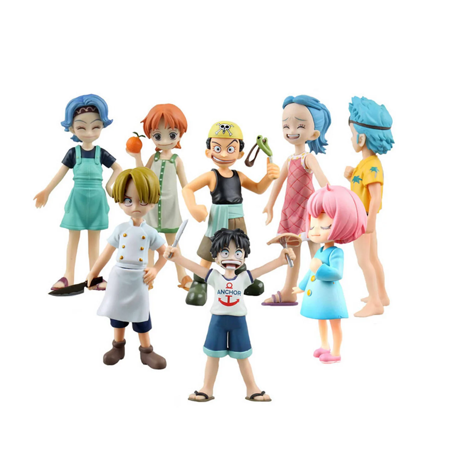 Chanycore Аниме ONE PIECE MH POP мягкий один кусок детство Ver. Nojiko Luffy игрушки Санджи и Нами