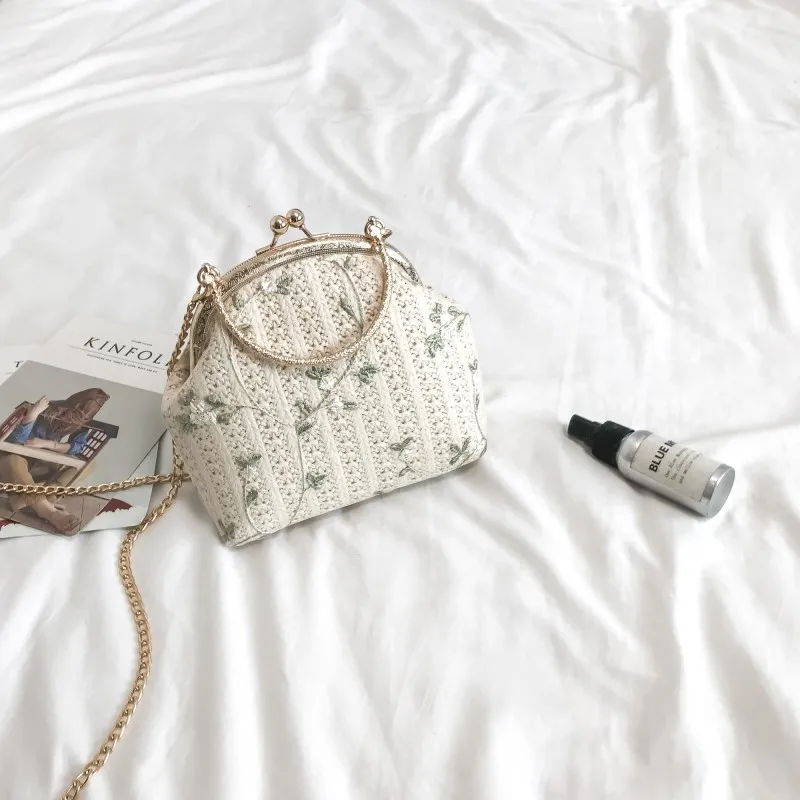 YBYT новые модные соломенные сумки для женщин 2019 маленькая сумочка Летний стиль