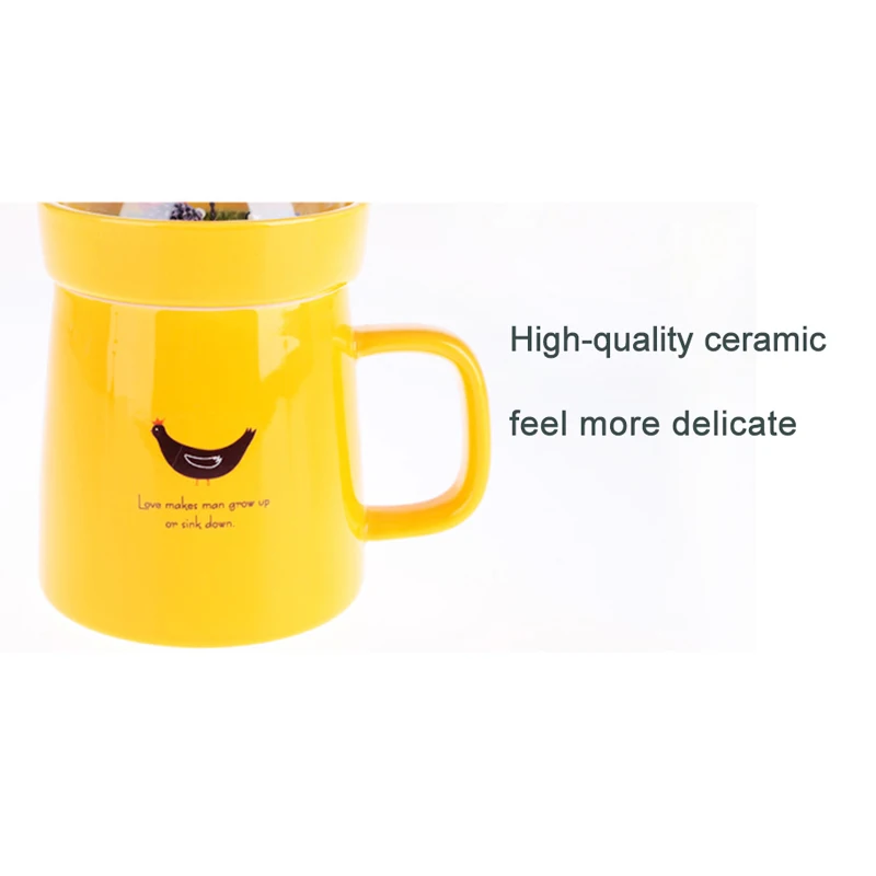 Креативные Мультяшные животные микро пейзаж Caneca молоко и кофе кружка 400mlhigh capacity