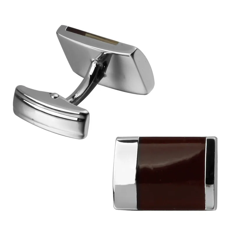 Мужские золотистые запонки с длинным рукавом в красной коробке|f cufflinks|fashion
