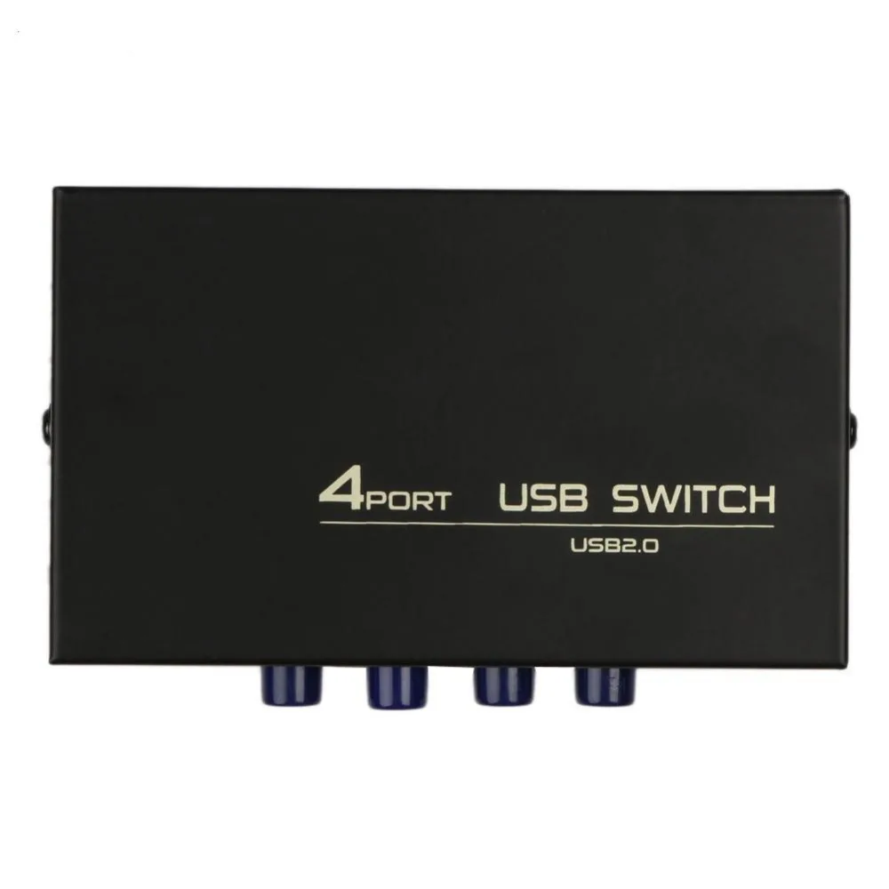 

4 Ports USB 2.0 Sharing Switch Switcher Adapter Box For PC Scanner Printer 4 In 1 Out USB Sharing Switch Box