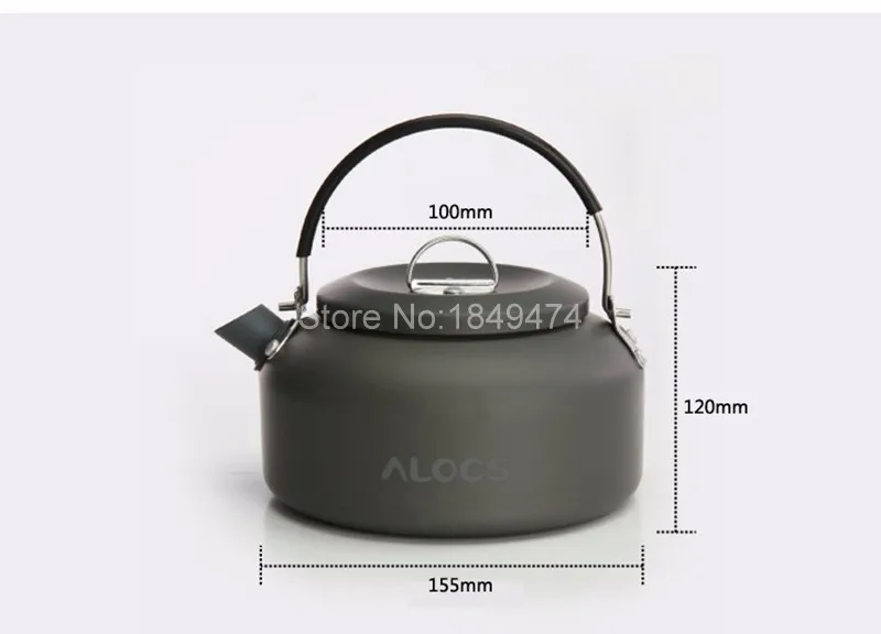 Alocs CW-K02/CW-K03 0.8L/1.4L походный чайник, кухонная посуда, чайник для воды, Сверхлегкий походный чайник, оборудование для приготовления пищи, горшки, бутылка, Новинка