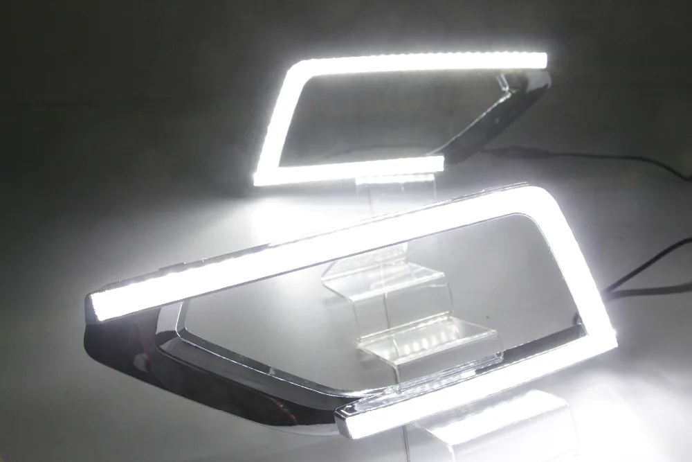 Osmrk led drl Дневной ходовой светильник для Volkswagen teramont-18 atlas, беспроводной переключатель, желтый указатель поворота, функция dim