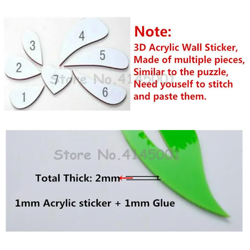 Baby Measure Height stickers 3D Stereo Acrylic wall stickers bubble cartoon kids rooms kindergarten height sticker ruler Decor