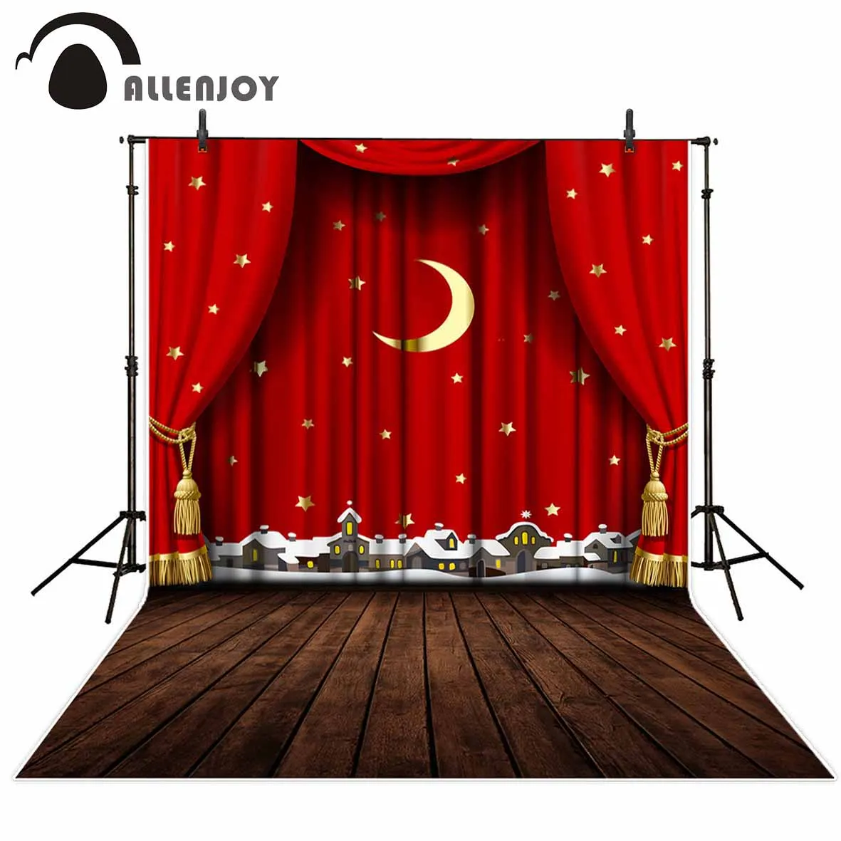 Allenjoy Новые поступления фоны для фотосъемки Золотая луна звезды город драма улица