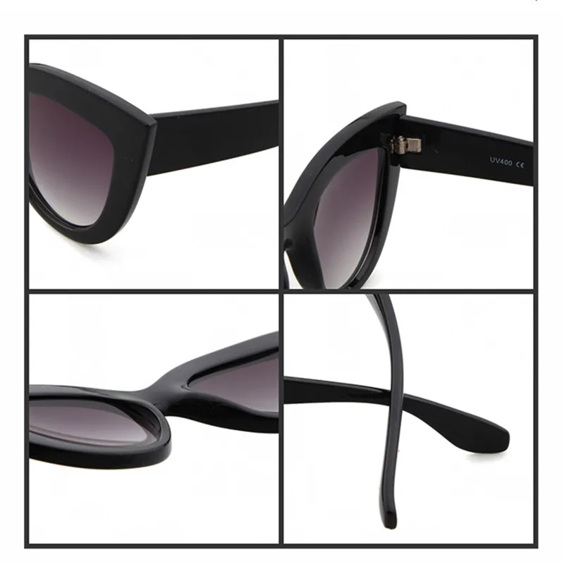 Солнцезащитные очки кошачий глаз для мужчин и женщин брендовые дизайнерские с