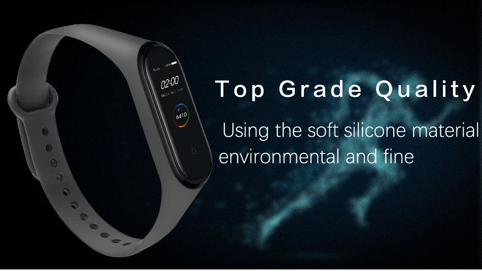 BOORUI mi band 4 ремешок для xiaomi mi band 4 ремешок на запястье чистый цветной relogio inteligente силиконовый сменный для xiaomi mi 4