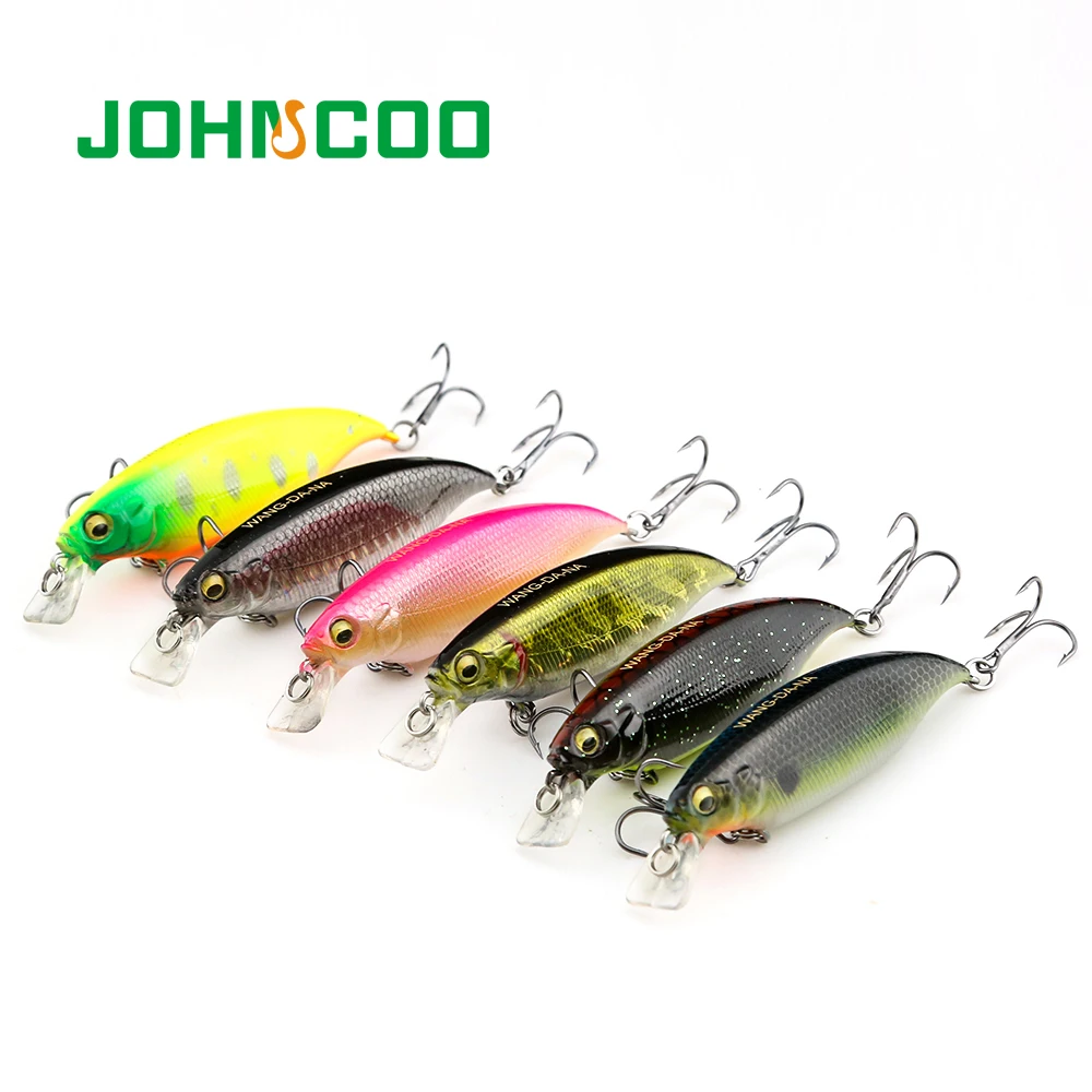 1pc Hard Minnow Fishing Lure Bait 80mm 10.5g Lifelike Lures Artificial Make Plastic Wobblers Tackle | Спорт и развлечения