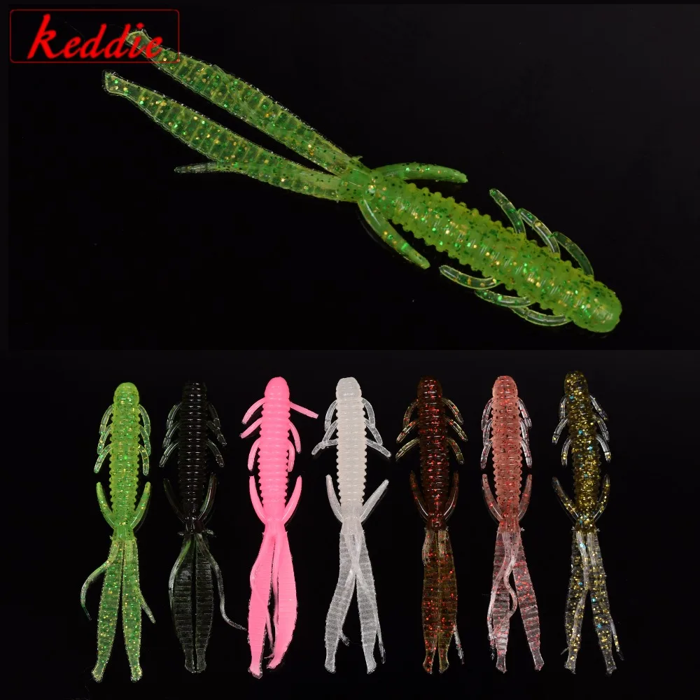 Горячая продажа 8 шт./компл. мягкий силиконовый Искусственный Мягкий наживка 7 см/1