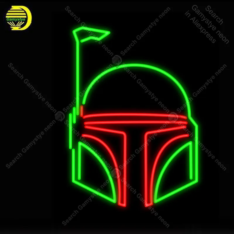 

Helmet Neon Signs Real Glass Tube lampara Handcraft neon light Sign Recreation Room Home Wall Windows Iconic Sign Neon Light Art