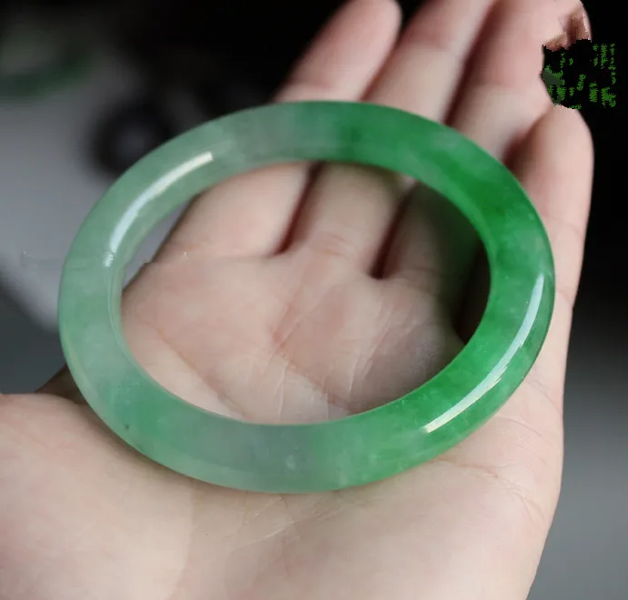 Нефрита бирмы лед виды плавающие зеленый ян нефрит браслет круглый бар|jade bracelets