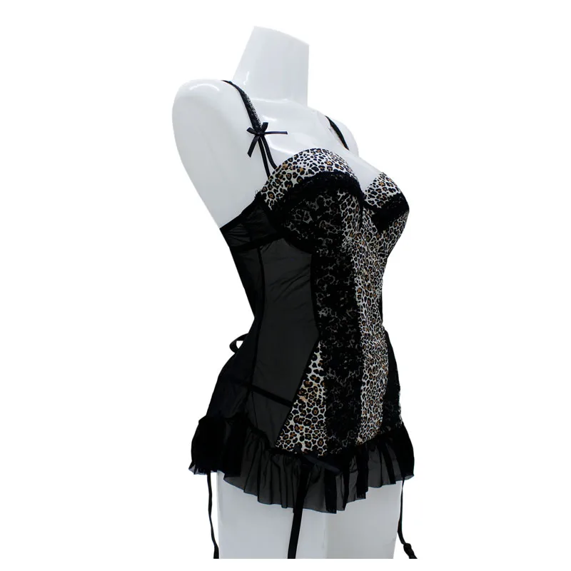 Бюстгальтер женский на косточках цвет в ассортименте S M L XL 1 шт|leopard bustier|corset