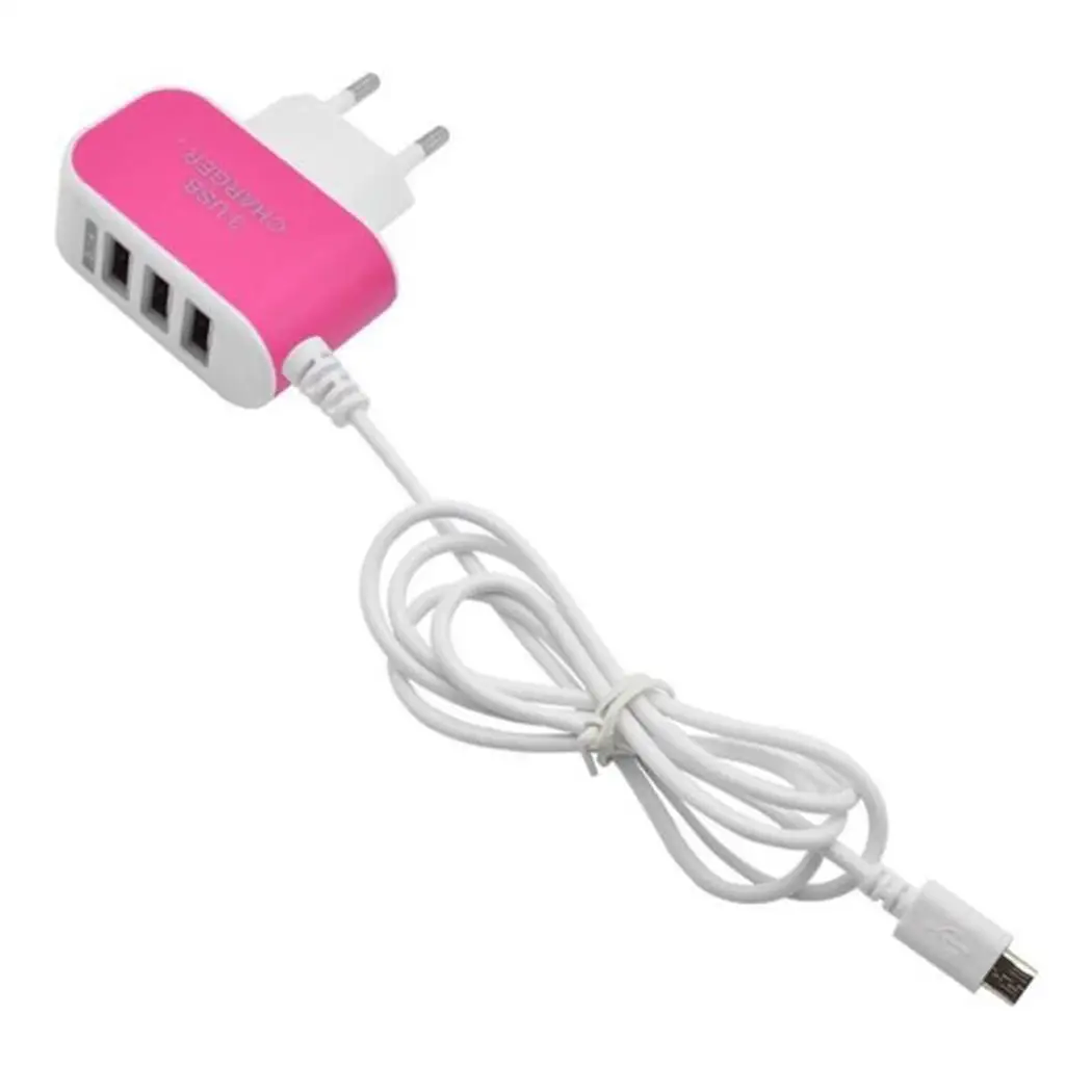Зарядное устройство US/EU для 48 микропостов usb адаптер удобное мобильное зарядное