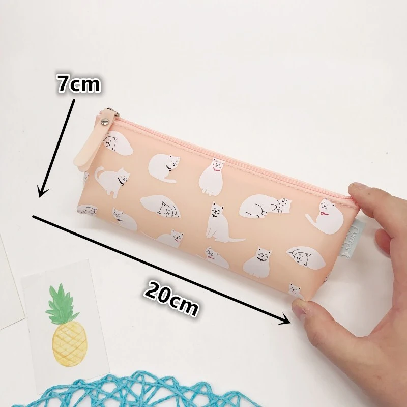 Kawaii кожаный чехол для ручки тканевый карандашей etui a пенал stifte tasche школьная сумка