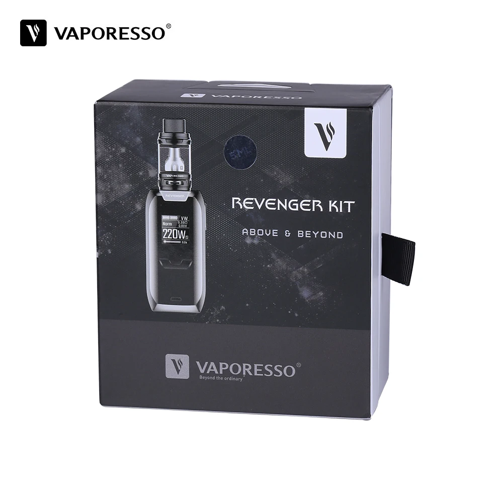 Оригинальный Vaporesso Мститель с 220 Вт Vape Mod NRG Танк сетка капельного наконечника