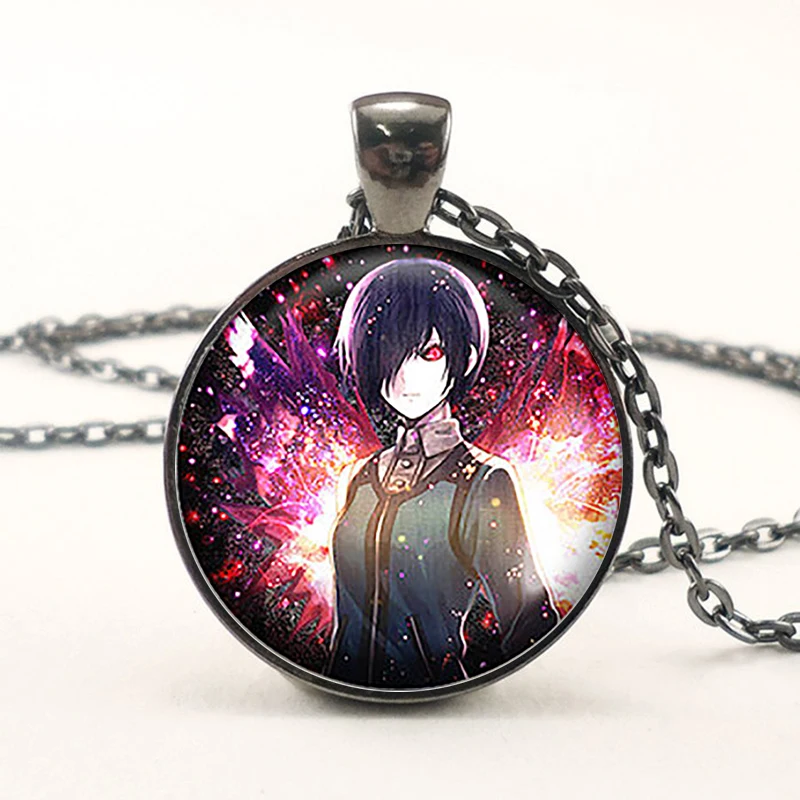 Аниме Tokyo Ghoul Touka Kaneki Ken Rize Kamishiro косплей подарок для влюбленных черная подвеска