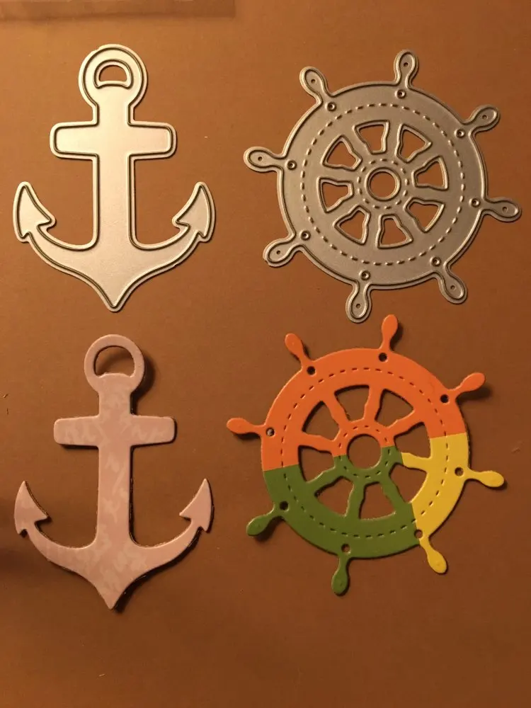 

Dolce Vita Mermaid Metal Cutting Dies Sea Star Anchor Seashell Die Scrapbooking Metal Die Cut for DIY Paper Card Template