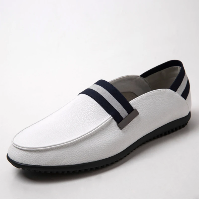 Новинка Летняя мужская обувь из натуральной кожи дышащая повседневная мужские