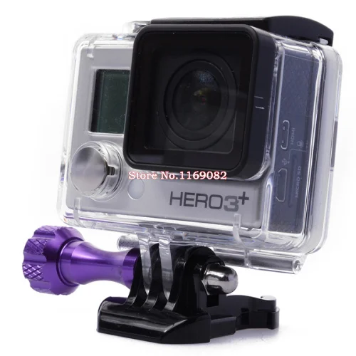 30 шт./лот синий GoPro аксессуары цветная ручка для большого пальца болт гайка Винт